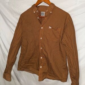 Cinch Men's Brown Geometric Dress Shirt